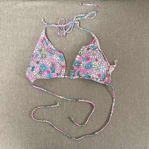 Ardene Floral Bikini - Pink, Blue, Yellow